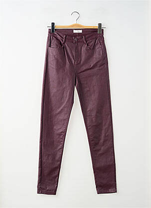 Pantalon slim elasticitate mărime normală violet SARAH JOHN femeie