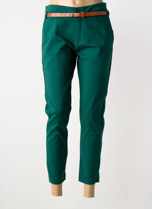 Pantalon 7/8 elasticitate mărime normală verde SARAH JOHN femme