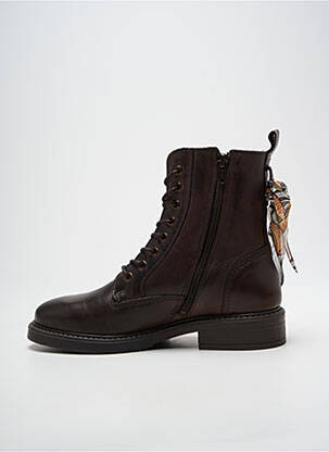 Botine/ghete toc mic toc plat până la 3 cm maro GOODSTEP femeie