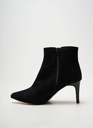Botine/ghete vârf ascuțit toc de 7 la 9 cm negru GIULIA femeie