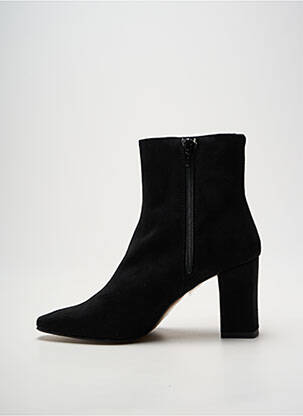 Botine/ghete vârf ascuțit toc de 4 la 6 cm negru GIULIA femeie