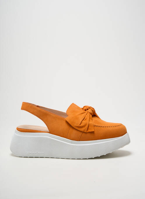 Sandale/pantofi decupați toc de 4 la 6 cm portocaliu WONDERS femme