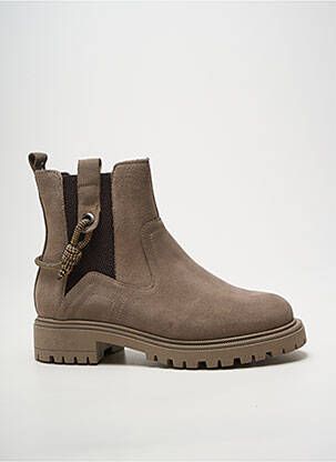 Botine/ghete toc mic toc plat până la 3 cm gri GOODSTEP femeie