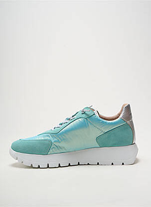 Adidași închidere elastică toc de 4 la 6 cm albastru WONDERS femeie