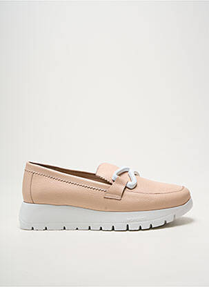 Mocasini vârf rotund toc de 4 la 6 cm bej WONDERS femeie