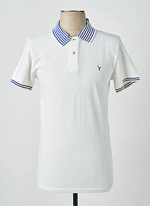 Polo alb CARNET DE VOL bărbat