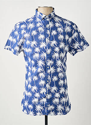 Cămașă cu mâneci scurte albastru CARNET DE VOL bărbat