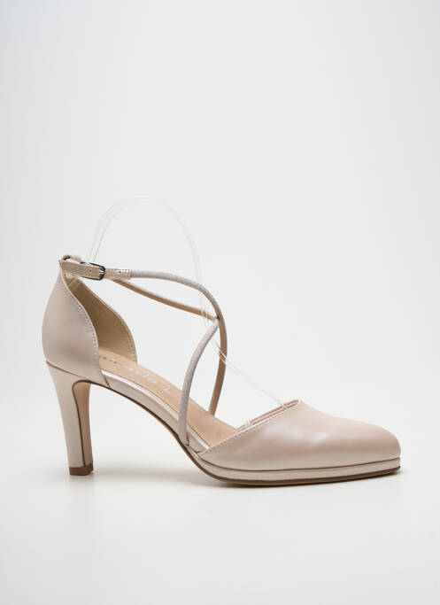 Pantofi cu toc închidere cu buclă(e) toc de 7 la 9 cm bej TAMARIS femme