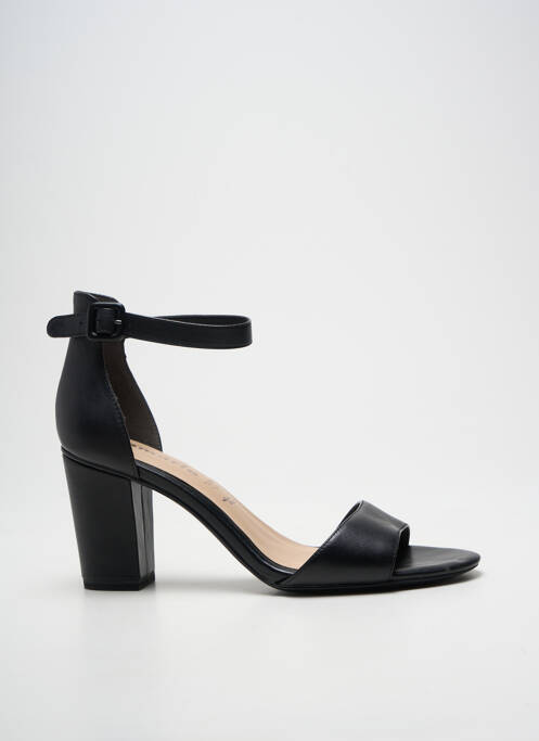 Sandale/pantofi decupați închidere cu bride toc de 7 la 9 cm negru TAMARIS femme