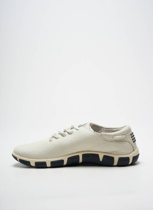 Adidași vârf rotund toc plat până la 3 cm alb TBS femme