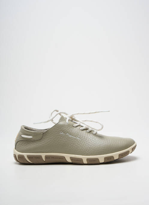 Adidași vârf rotund toc plat până la 3 cm bej TBS femme