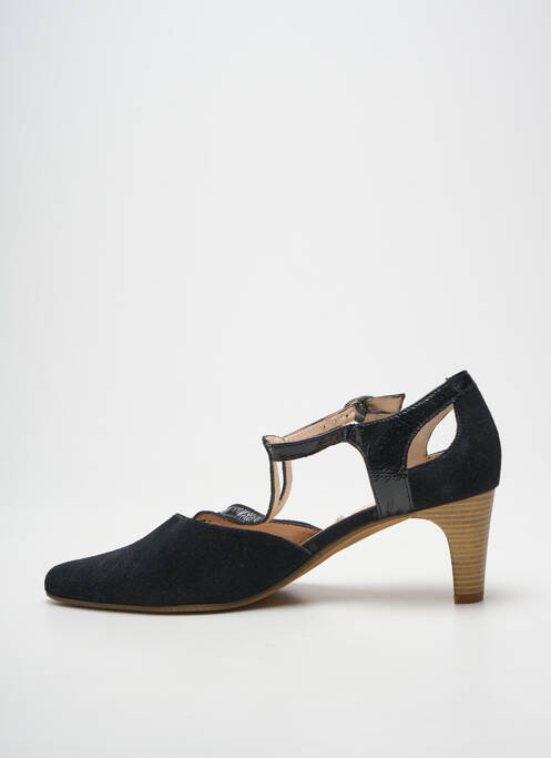 Pantofi cu toc închidere cu buclă(e) toc de 4 la 6 cm negru GEO-REINO femme