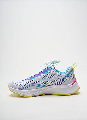 Adidași închidere cu șireturi vârf rotund alb SKECHERS fată