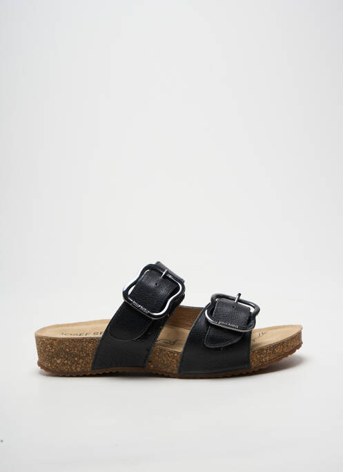 Mulete/saboți arcadă plantară toc plat până la 3 cm negru JOSEF SEIBEL femme