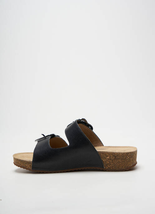 Mulete/saboți arcadă plantară toc plat până la 3 cm negru JOSEF SEIBEL femme