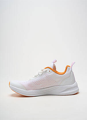 Adidași vârf rotund toc plat până la 3 cm alb RIEKER femeie