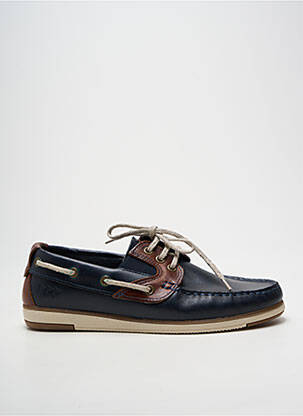 Pantofi de barcă vârf rotund vârf rotund albastru COTEMER homme