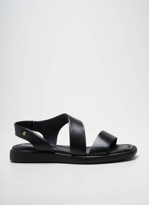 Sandale/pantofi decupați vârf deschis toc plat până la 3 cm negru PIKOLINOS femme