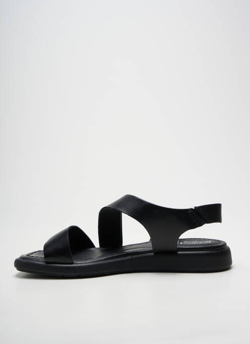Sandale/pantofi decupați vârf deschis toc plat până la 3 cm negru PIKOLINOS femme