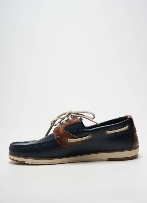 Pantofi de barcă vârf rotund vârf rotund albastru COTEMER homme