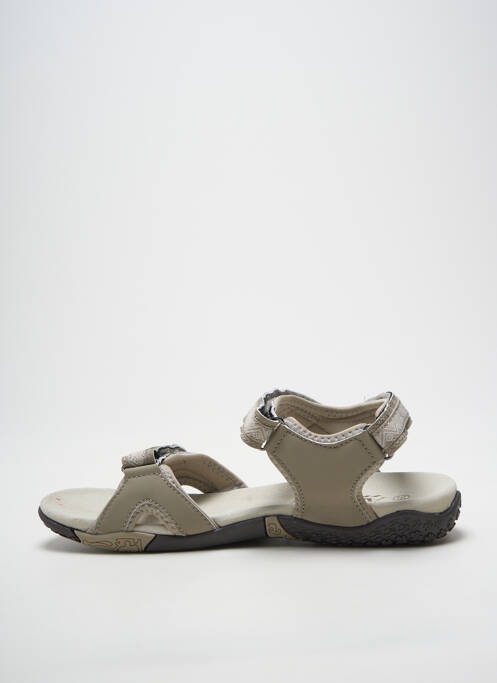 Sandale/pantofi decupați vârf deschis toc plat până la 3 cm gri ALTEX femme