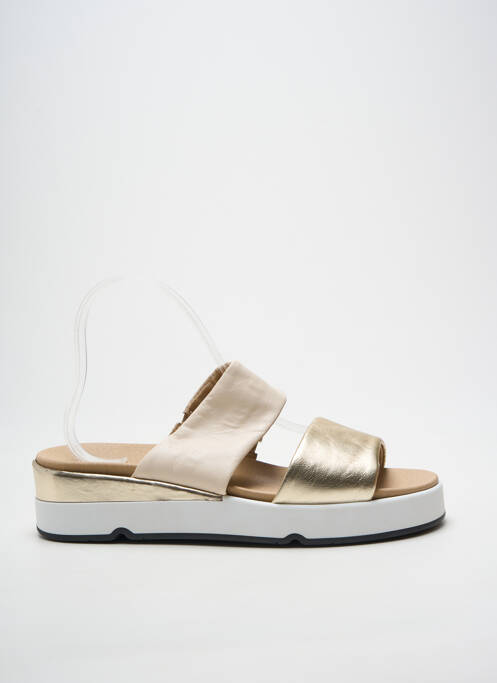 Mulete/saboți arcadă plantară toc de 4 la 6 cm auriu ALTEX femme