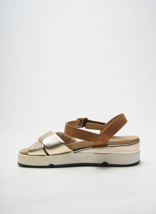 Sandale/pantofi decupați vârf deschis toc de 4 la 6 cm auriu ALTEX femme