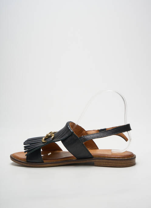 Sandale/pantofi decupați chiquet toc plat până la 3 cm negru COCO ET ABRICOT femme