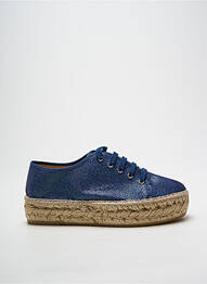 Espadrile închidere cu șireturi toc de 4 la 6 cm albastru LA MAISON DE L'ESPADRILLE femeie