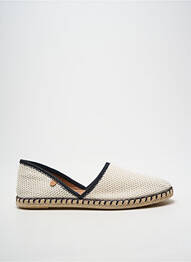 Espadrile vârf rotund toc plat până la 3 cm bej VERBENAS femme