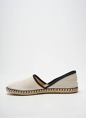 Espadrile vârf rotund toc plat până la 3 cm bej VERBENAS femeie