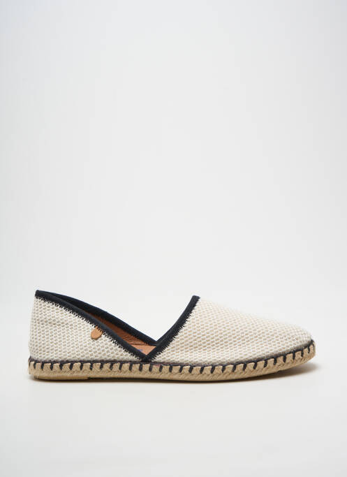 Espadrile vârf rotund toc plat până la 3 cm bej VERBENAS femme