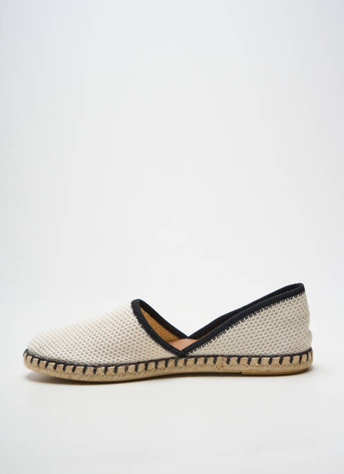 Espadrile vârf rotund toc plat până la 3 cm bej VERBENAS femme