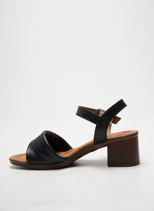 Sandale/pantofi decupați închidere cu bride toc de 4 la 6 cm negru AGORÀ femme