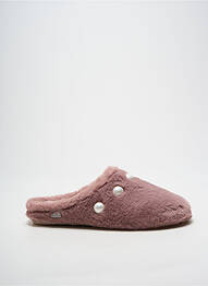 Papuci/pantofi de casă vârf rotund toc plat până la 3 cm roz MACARENA femme