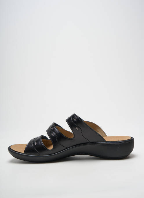 Mulete/saboți arcadă plantară toc de 4 la 6 cm negru WESTLAND femme