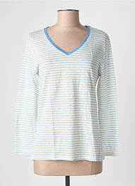 Tricou mâneci lungi mâneci lungi alb BLANC BOHEME femeie