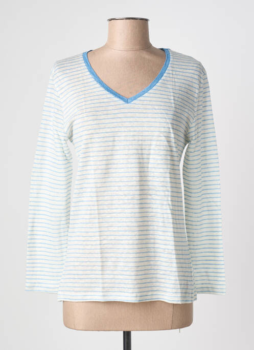 Tricou mâneci lungi mâneci lungi alb BLANC BOHEME femme