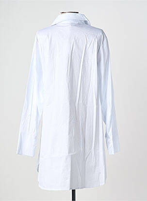 Tunică mâneci lungi guler de bluză alb BLANC BOHEME femeie