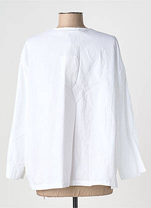 Jachete casual croială dreaptă alb BLANC BOHEME femeie