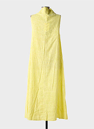 Rochie lungă fără mâneci fără mâneci galben BLANC BOHEME femeie