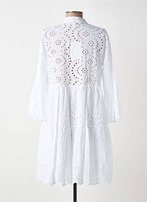 Rochie midi mâneci lungi mâneci lungi alb BLANC BOHEME femeie
