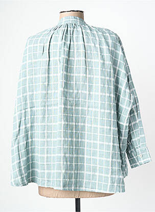 Bluză mâneci lungi mâneci lungi verde BLANC BOHEME femeie