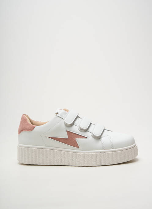 Adidași vârf rotund toc de 4 la 6 cm roz VANESSA WU femme