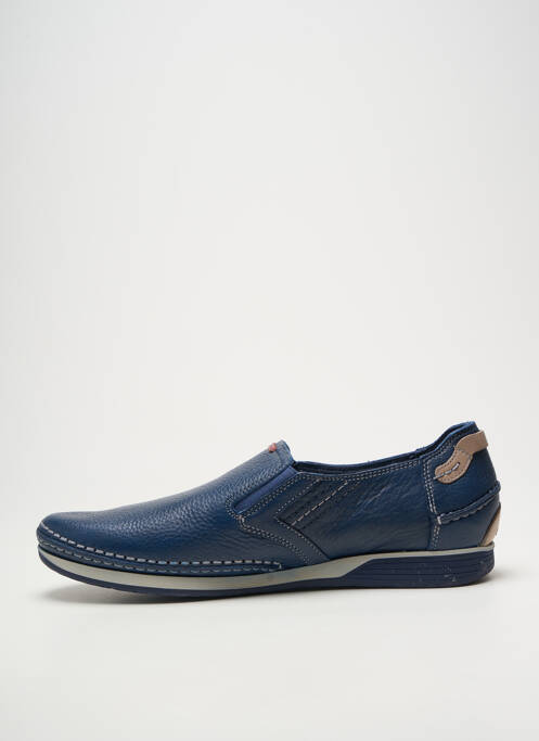 Slip-on-uri vârf rotund vârf rotund albastru FLUCHOS homme