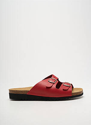 Mulete/saboți arcadă plantară toc plat până la 3 cm roșu ARTIKA SOFT femme