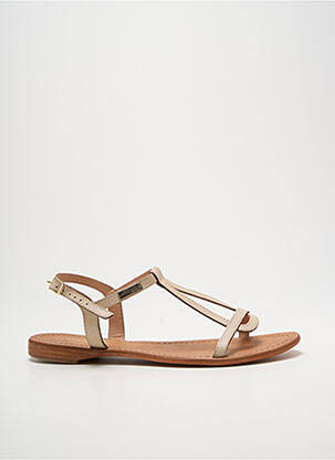 Sandale/pantofi decupați închidere cu buclă(e) toc plat până la 3 cm bej LES TROPEZIENNES PAR M.BELARBI femme