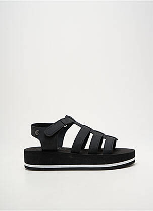 Spartane vârf deschis toc de 4 la 6 cm negru GIOSEPPO femeie