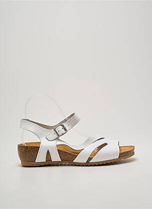 Sandale/pantofi decupați închidere cu buclă(e) toc de 4 la 6 cm alb JORDANA femme