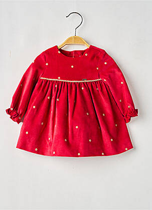 Rochie midi guler rotund mâneci lungi roșu MAYORAL fată